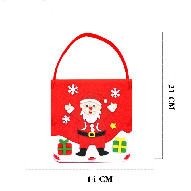 [ORGM] *NATAL* Mainan Edukasi Membuat Tas Tenteng Seri Natal Santa Snowman Rusa