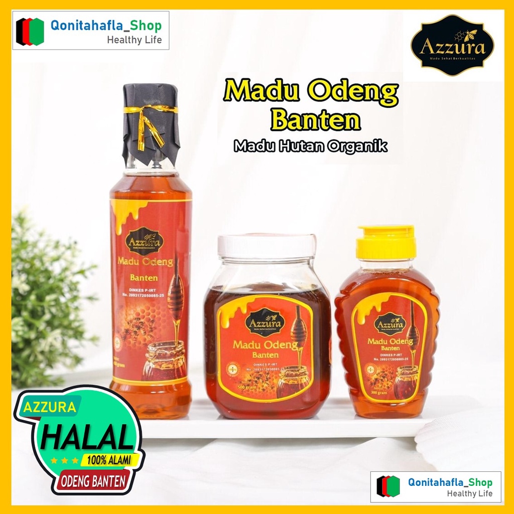 

[ AV - Azzura ] Madu Murni Odeng Banten Asli Hutan Baduy - Madu Azzura Madu Baduy 100% Murni Original [300/450/500 gram ]