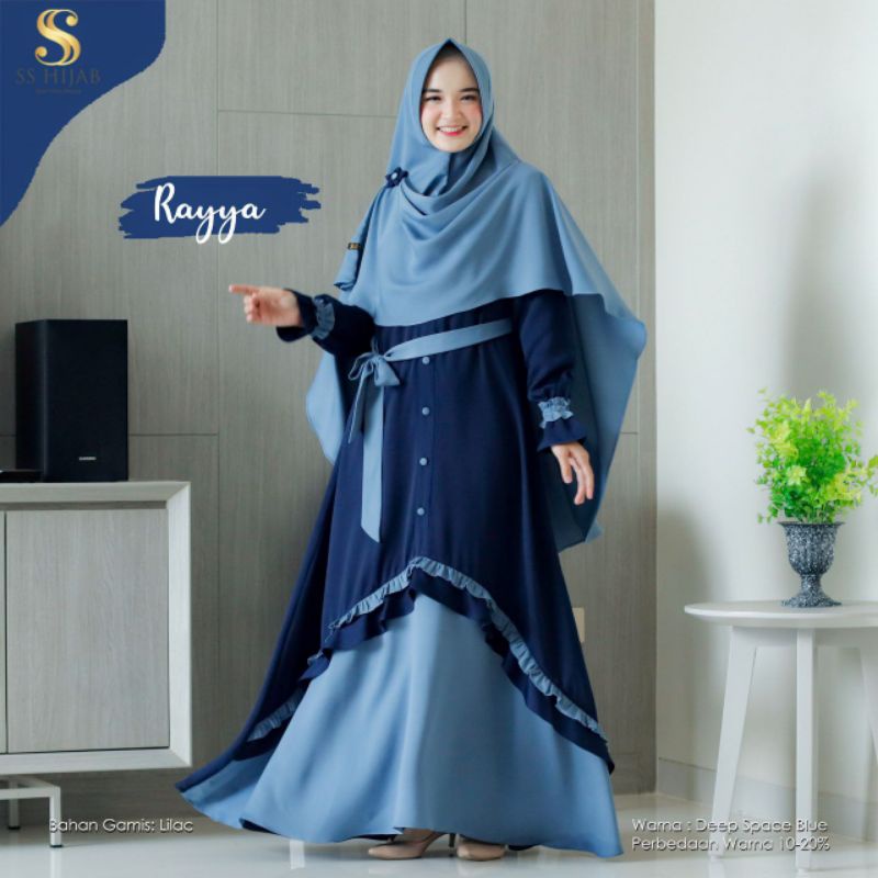 Gamis Set Khimar Rayya Koko Dewasa Rayhan Original Azzam by SS Hijab(FREE CASHBACK)