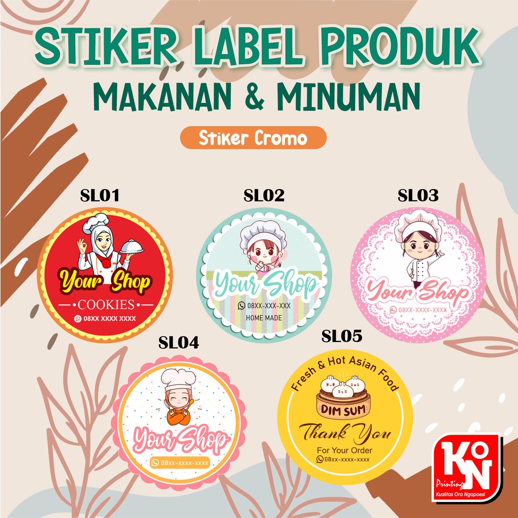 

Sticker Label Makanan | Stiker Label Kue | Sticker Label Produk