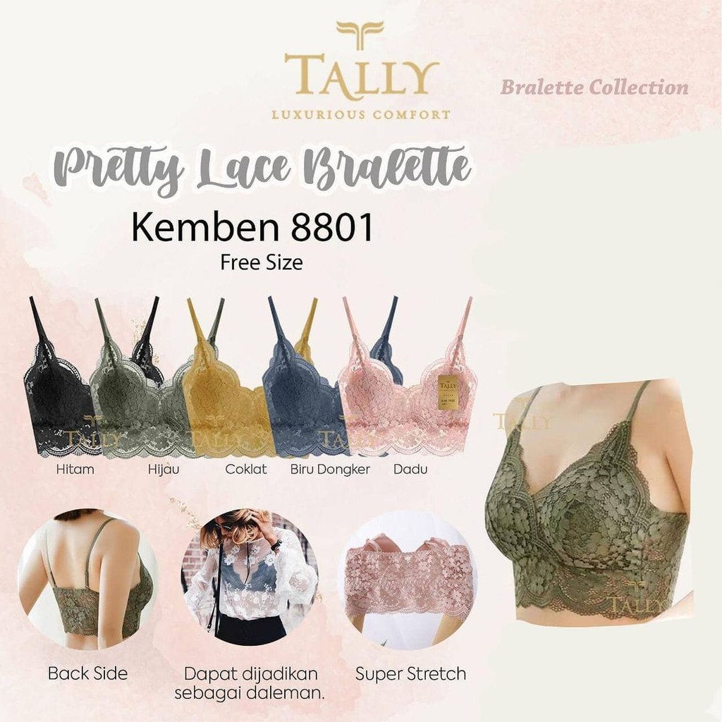 Tally Bralette 8801 Clothing