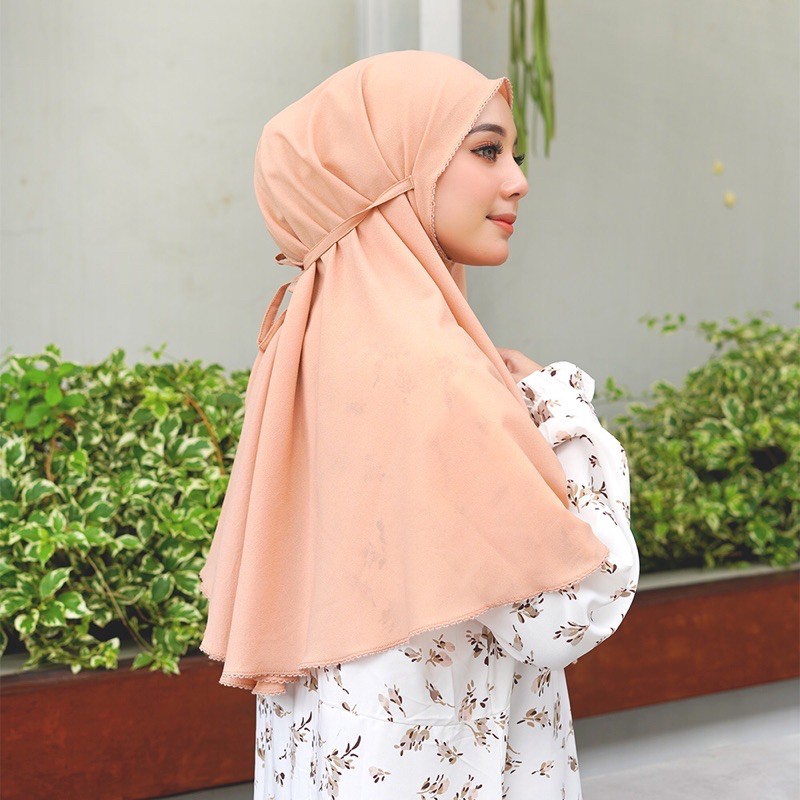 Luna bergo instant / hijab daily instant / bergo crochet / hijab instant-6