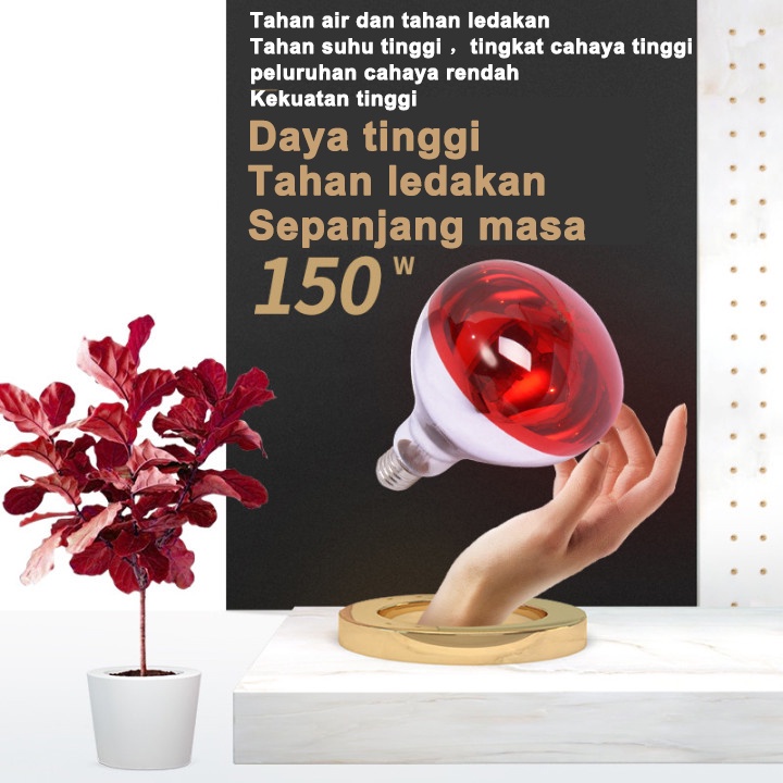 ☑️Garansi&amp;Hadiah☑️Lampu Terapi Fisioterapi Infrared 1Set 150W berdiri /elektrik pemanas infrared kesehatan fisioterapi perawatan panas fisik