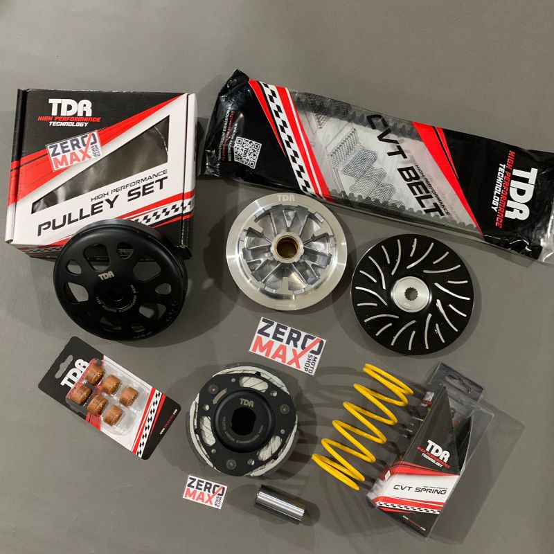 Pulley Mangkok Kampas Ganda Per Roller VBelt CVT TDR Racing Yamaha Aerox 155 Old Original