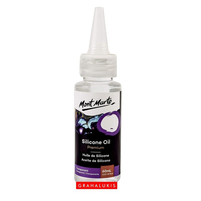 

(TERLARIS) Mont Marte Silicone Oil 60ml (Pouring Acrylic Paint)