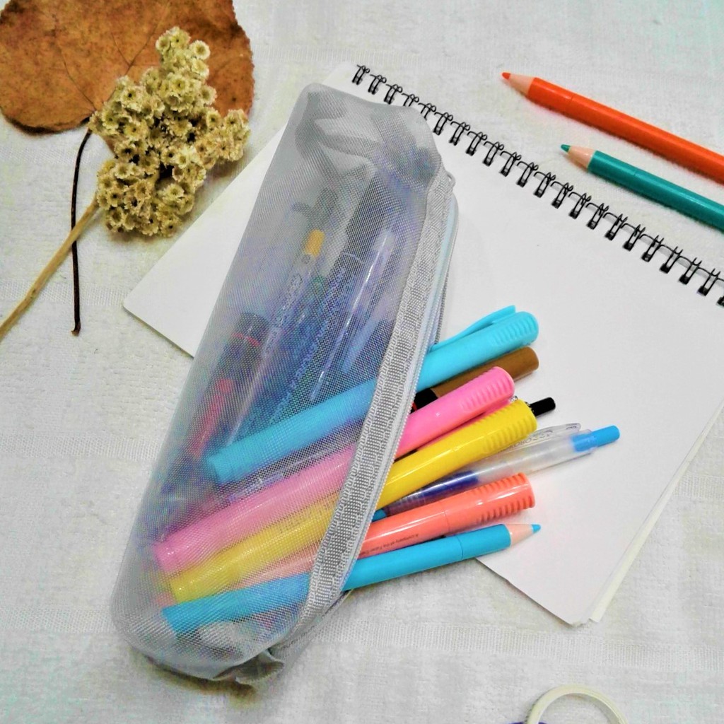 

Tempat Pensil Transparan Model Jaring