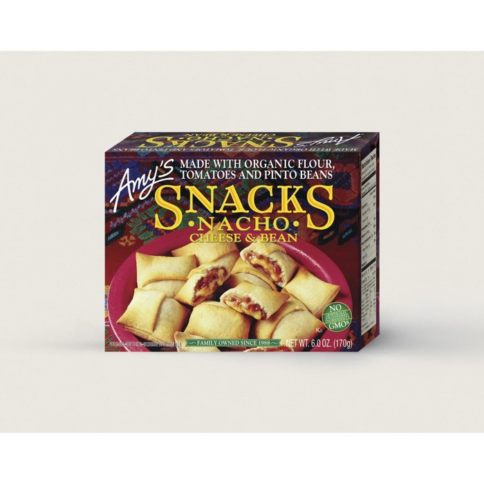 

AMY'S ORGANIC Frozen Cheese and Bean Nacho Nachos Microwaveable Keju Organik Instant Mexican Food