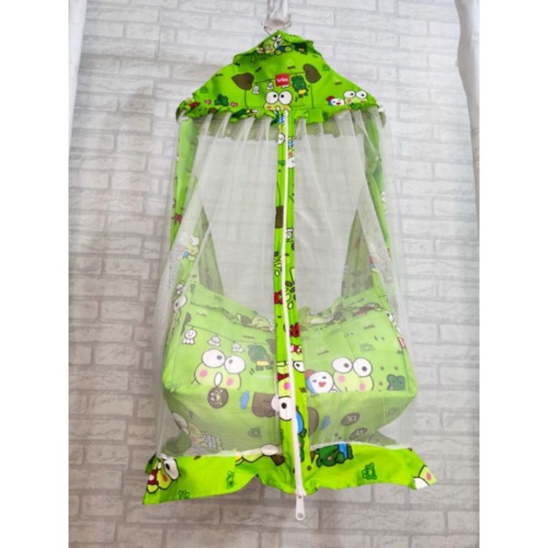 Ayunan Karakter 3in1 Model Kelambu Pita Dan Zipper [Belum Termasuk Besi Ayunan]-4
