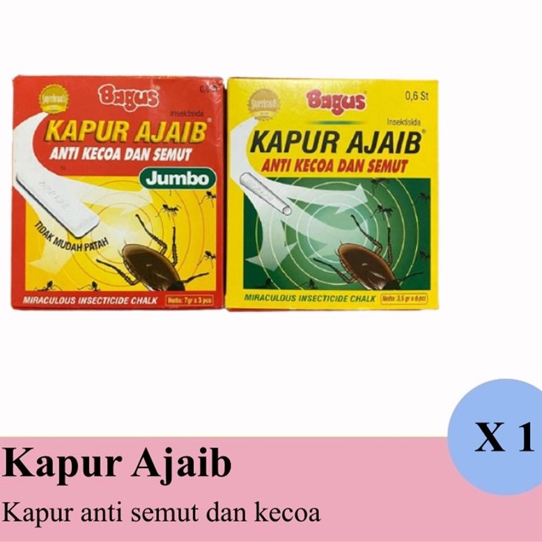Bagus Kapur Ajaib 21gr anti semut dan kecoa basmi semut dan kecoa