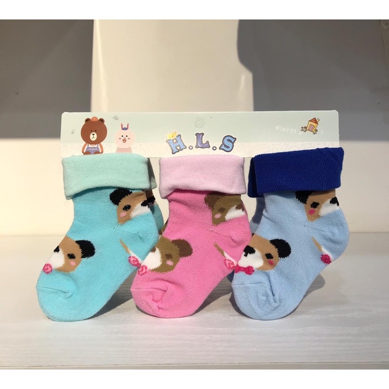 BABY K2 - BABY KAOS KAKI BOY &amp; GIRL 1 PACK ISI 3 SET KODE 00020