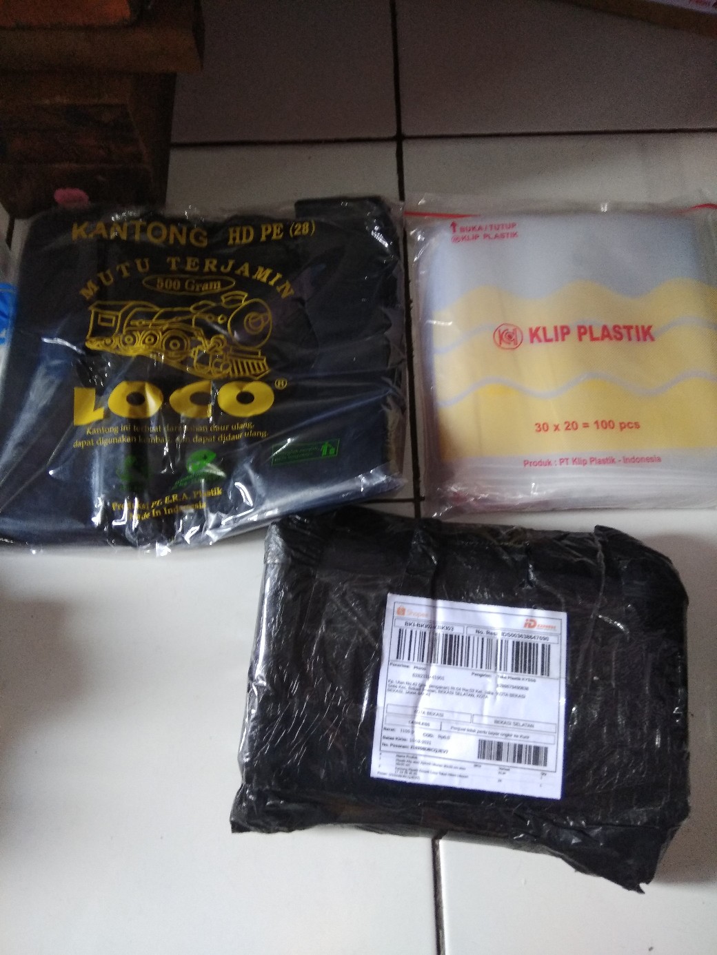 Plastik Klip Atau Ziplock Ukuran 30x20 Cm Atau 20x30 Cm