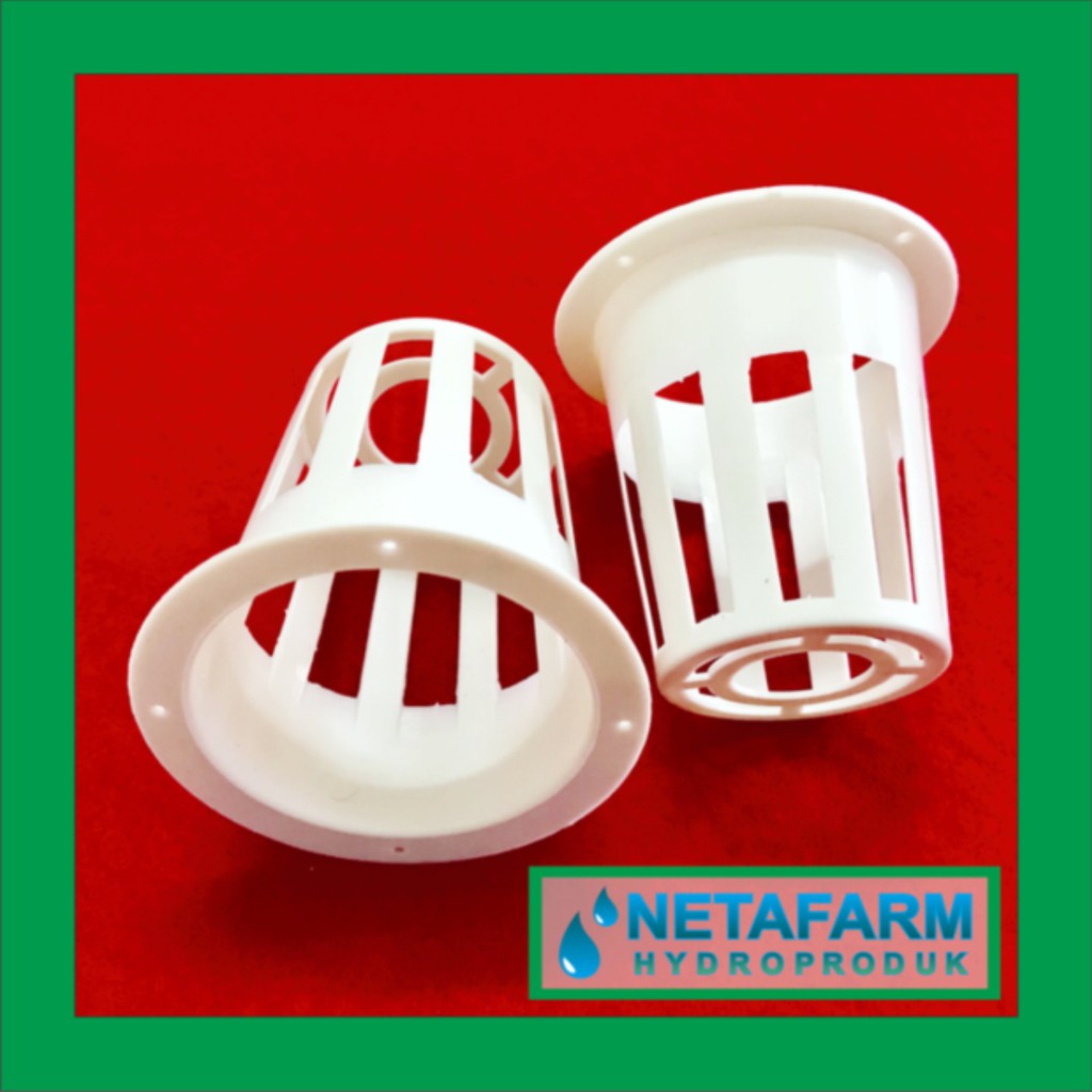 NETPOT Hidroponik 5 cm Warna PUTIH - Kemasan Karung ( 1000 pcs )