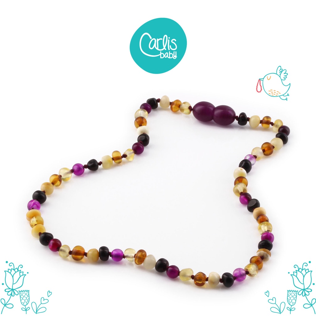 AGL40 Kalung dan Gelang Amber Tumbuh Gigi Bayi By Carlis Baby