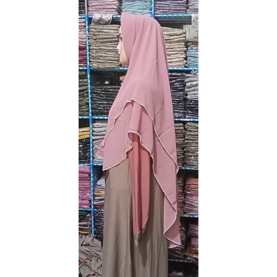 Jilbab INSTAN NABILLA PICOT MATT CERUTY BABYDOLL BY KIMIKEY