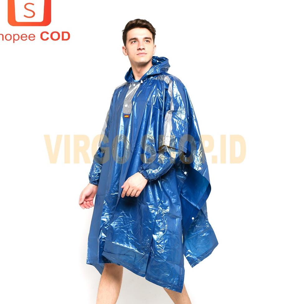 [PRODUK 8F8UV] ELMONDO Jas Hujan Ponco Lengan FUNTASTIC 703 / Jas Hujan / Mantel Hujan / Mantel / Ja