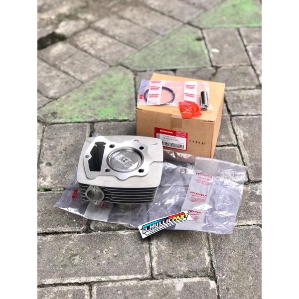 BLOK TIGER BURENG TIGER ORIGINAL BARU SET PISTON&RING PISTON/pen seker