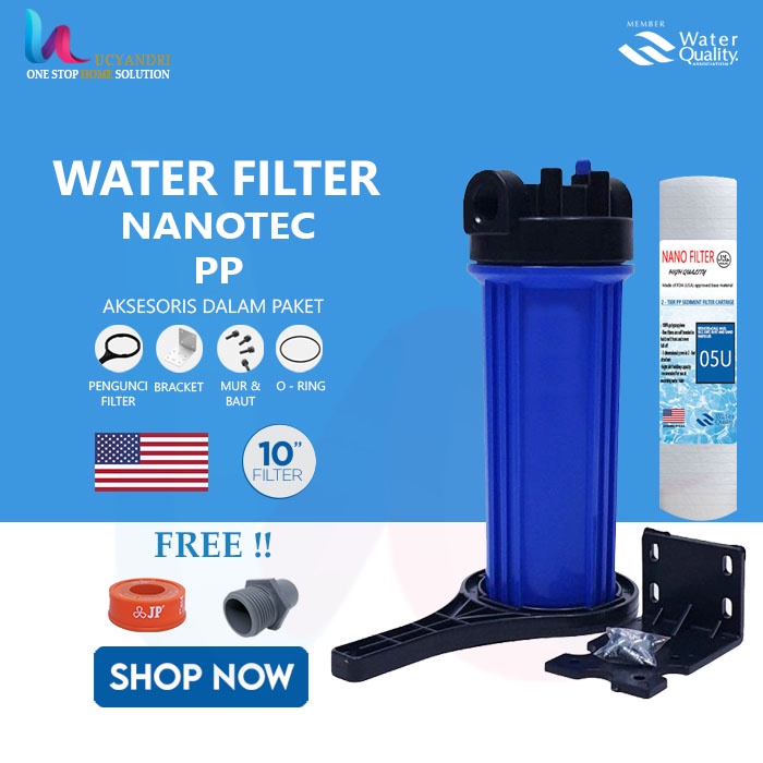 Filter Air Nanotec Biru 10 PP Filter - PP