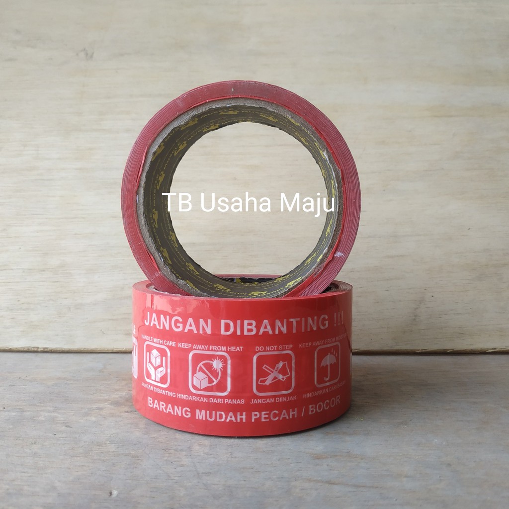 

Solatip Packing / Salsiban / Lakban Fragile 2 Inch 50 Yard Merah