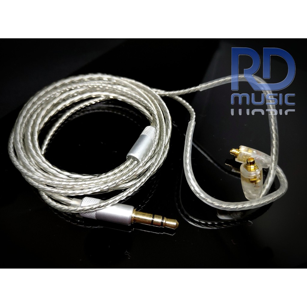 Kabel MMCX Silver Coated for IEM : Shure, Basic IE300, Pi 3.14 audio