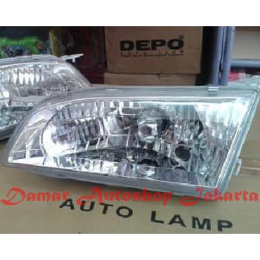 HEADLAMP ALL NEW COROLLA 1 8 AE111 AE112 1997 2000 CRYSTAL CHROME