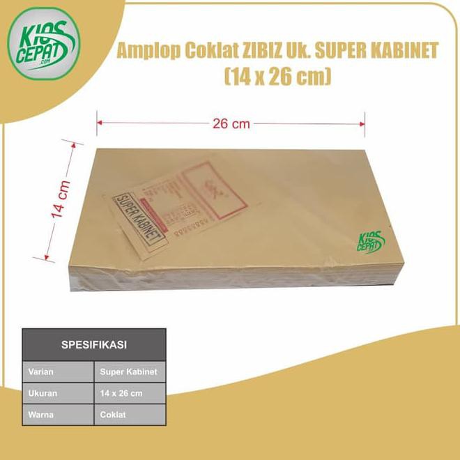 

Amplop Coklat Ukuran Super Kabinet (1Pack Isi 100Pcs)