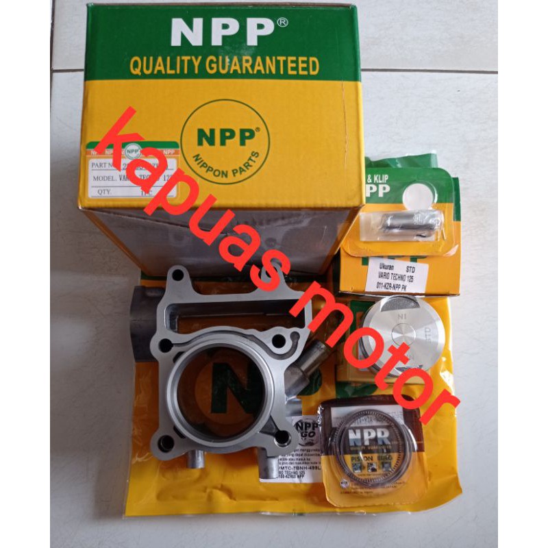 blok seher cylinder boring piston kit seher paket vario 125 fi injeksi original npp