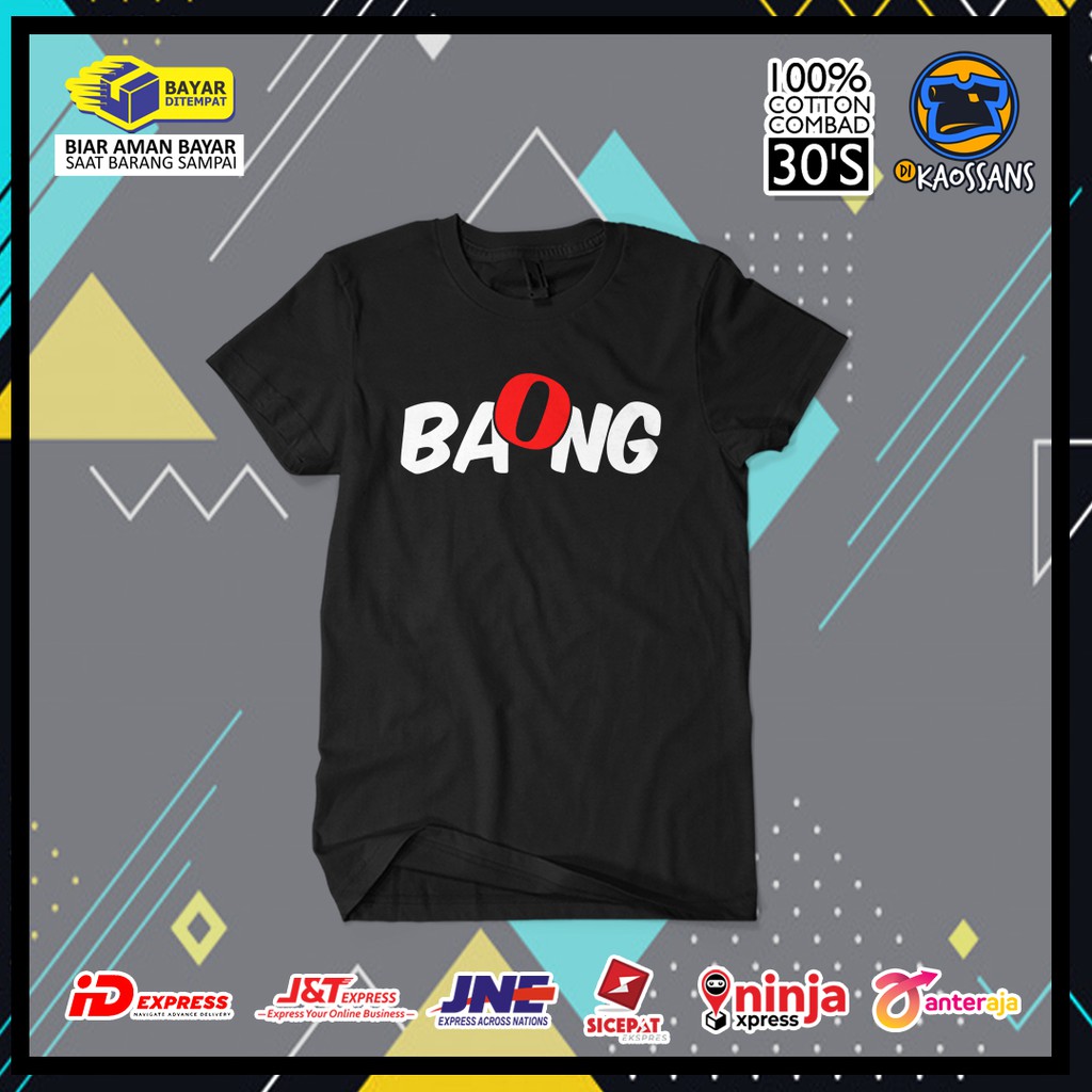 Kaos BAONG Distro Premium / Kaos Distro Pria Wanita / Kaos Terlaris Murah Tulisan Kata Sunda Lucu