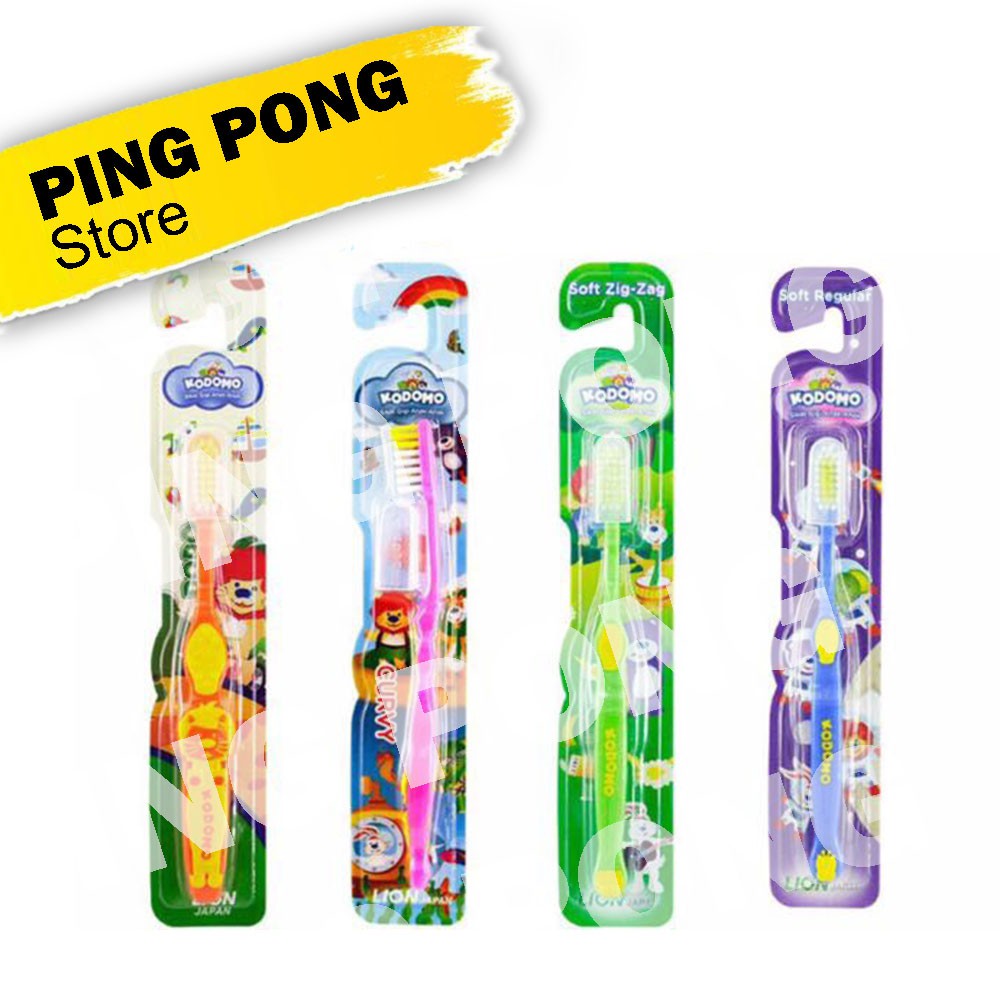 

Kodomo Toothbrush Kid Curve Sikat Gigi Anak - PING PONG