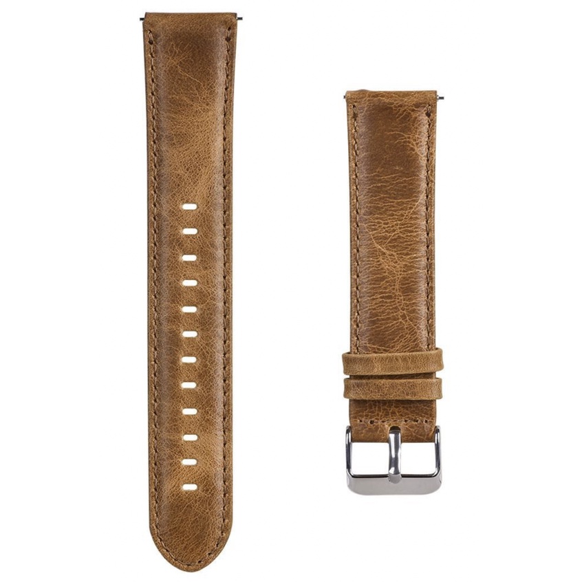 Tali Jam Tangan 22mm Watch Strap Haylou RT LS05S (BUKAN LS05)  - Genuine Leather Kulit