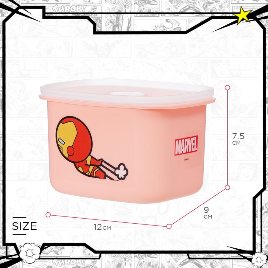 MINISO Marvel Kotak Makan Siang Penyimpanan Makanan Lunch Box 400ml