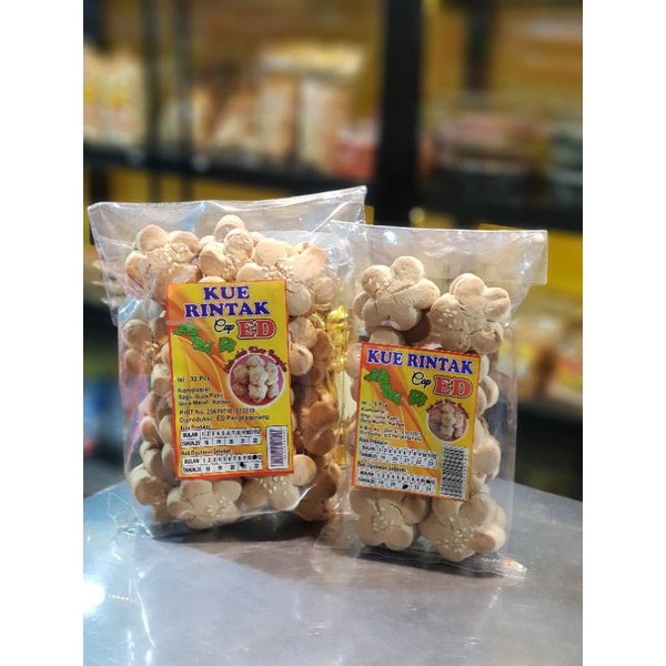 

Kue Rintak cap ED isi 16
