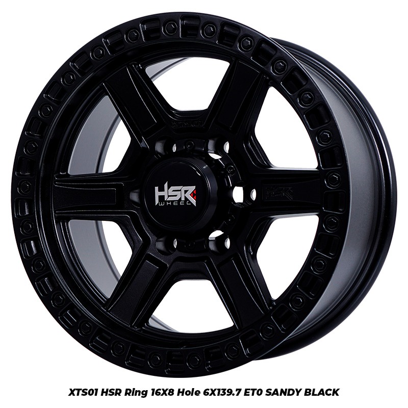 velg mobil offroad ring 16 hsr xts01 untuk hilux triton pajero ranger