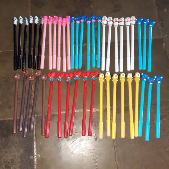Pulpen karakter bt21