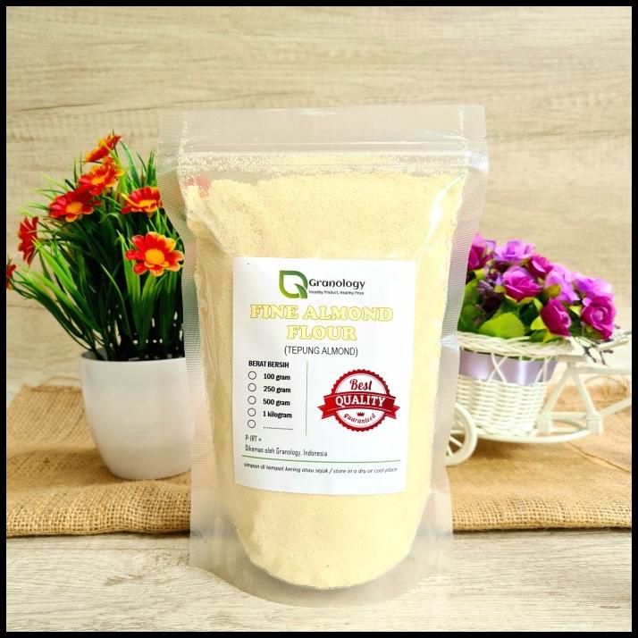 

Tepung Almond / Almond Bubuk / Almond Flour (500 Gram) By Granology