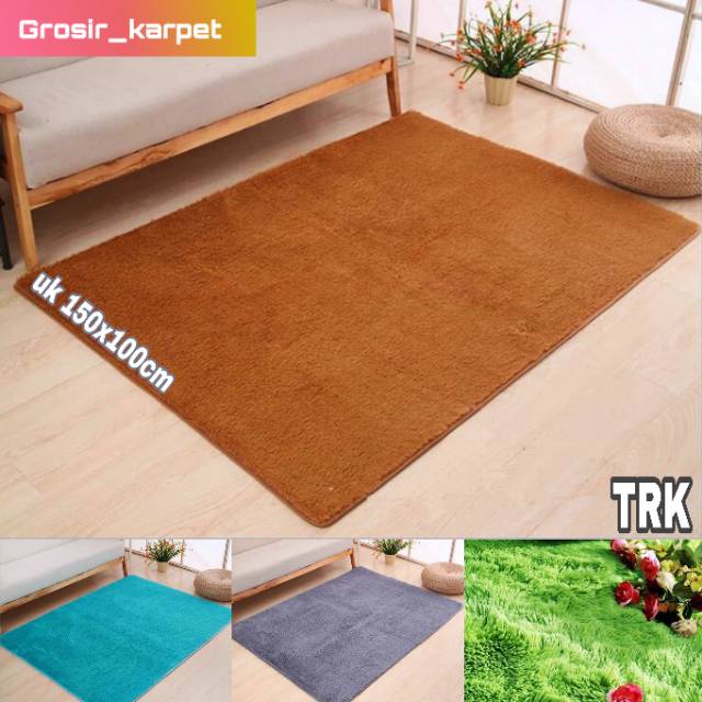  Karpet  bulu  lembut uk 150x100cm trikot Shopee  Indonesia