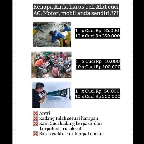 Terlaris  alat mesin cuci motor mobil ac jet cleaner steam pump terbaru