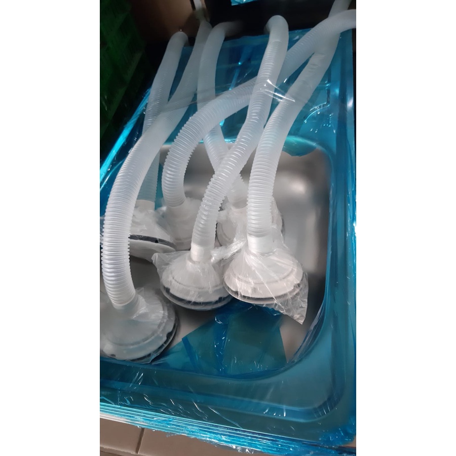 Bak Cuci Piring 75cm Bonus Afur Keranjang PVC/Bak Cuci Piring Stainless + Avur Kitchen Sink 1 lubang dan sayap 75cm + SELANG SET LENGKAP SIAP PAKAI BERKUALITAS