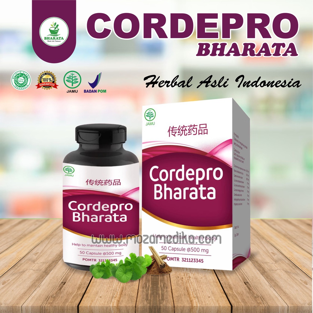 Cordepro Bharata Herbal Garansi 1000% Original
