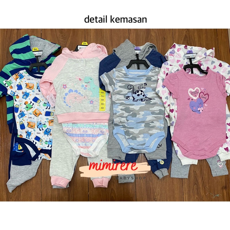 Catell Love 4in1 Baby Jumper Pants Hoodie Set | Set Jumper Jaket Celana Panjang Bayi