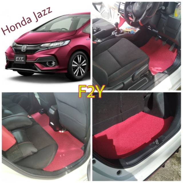 KARPET MOBIL MIE BIHUN HONDA JAZZ ALL SERIES FULL SET BAGASI