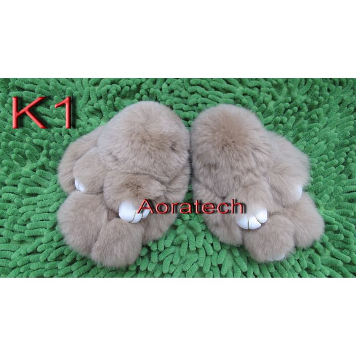 Gantungan Kelinci Bulu Kecil 15cm | Gantungan Tas Kopenhagen Bunny