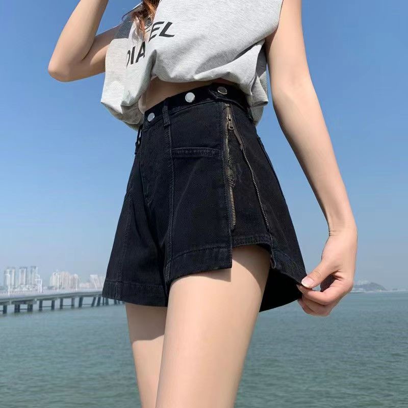 Celana jeans pendek wanita kekinian celana jeans korean style wanita celana pendek putih hot pants jeans