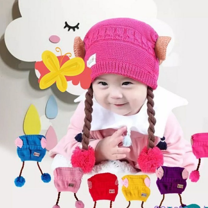 KUPLUK MOTIF KEPANG RAMBUT ANAK UNTUK ANAK LUCU