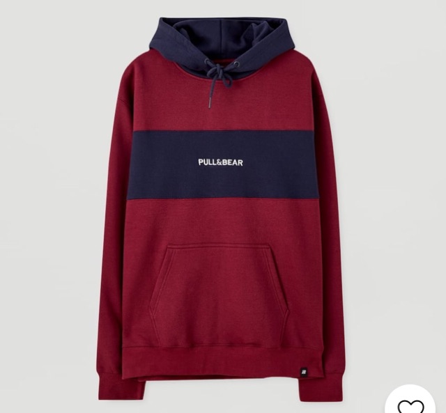 pull and bear orange hoodie