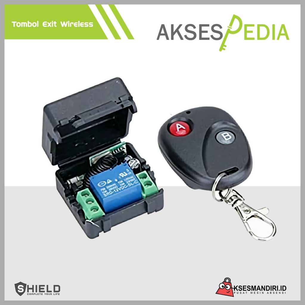 Saklar Tombol Exit Wireless Push Button