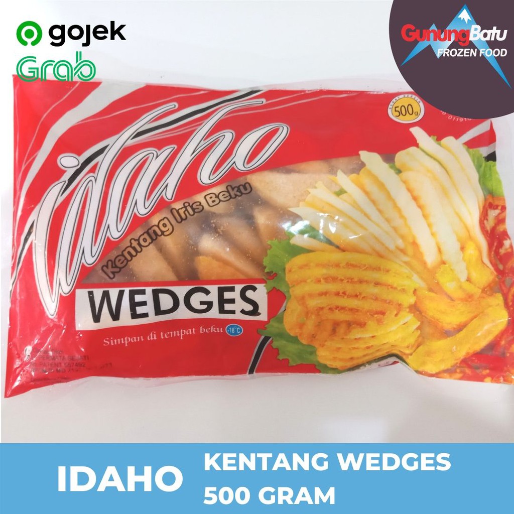 

IDAHO KENTANG GORENG WEDGES 500 GRAM