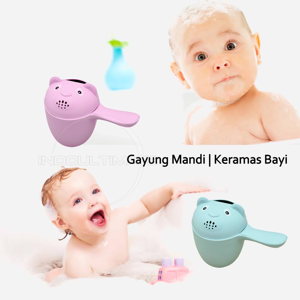 1Pcs Gayung Mandi Anak Bayi Balita TO-E04 Baby Shower Cup Karakter Lucu Gayung Air Karakter Lucu