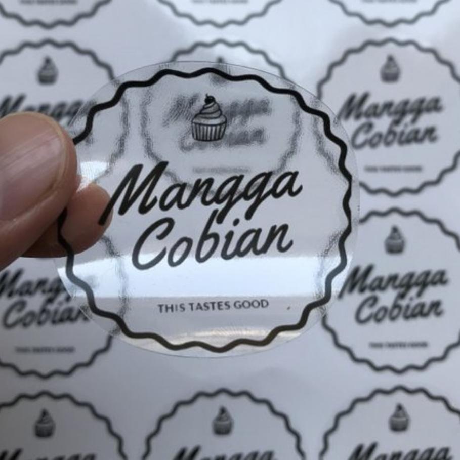 

Trendy CETAK STIKER LABEL TRANSPARAN / LABEL MAKANAN TRANSPARAN / LABEL PRODUK / STIKER LABEL USAHA