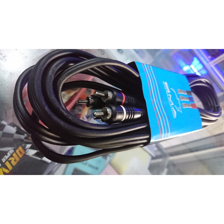 KABEL RCA AUDIO MOBIL 5 METER BERKUALITAS TEBAL BMA