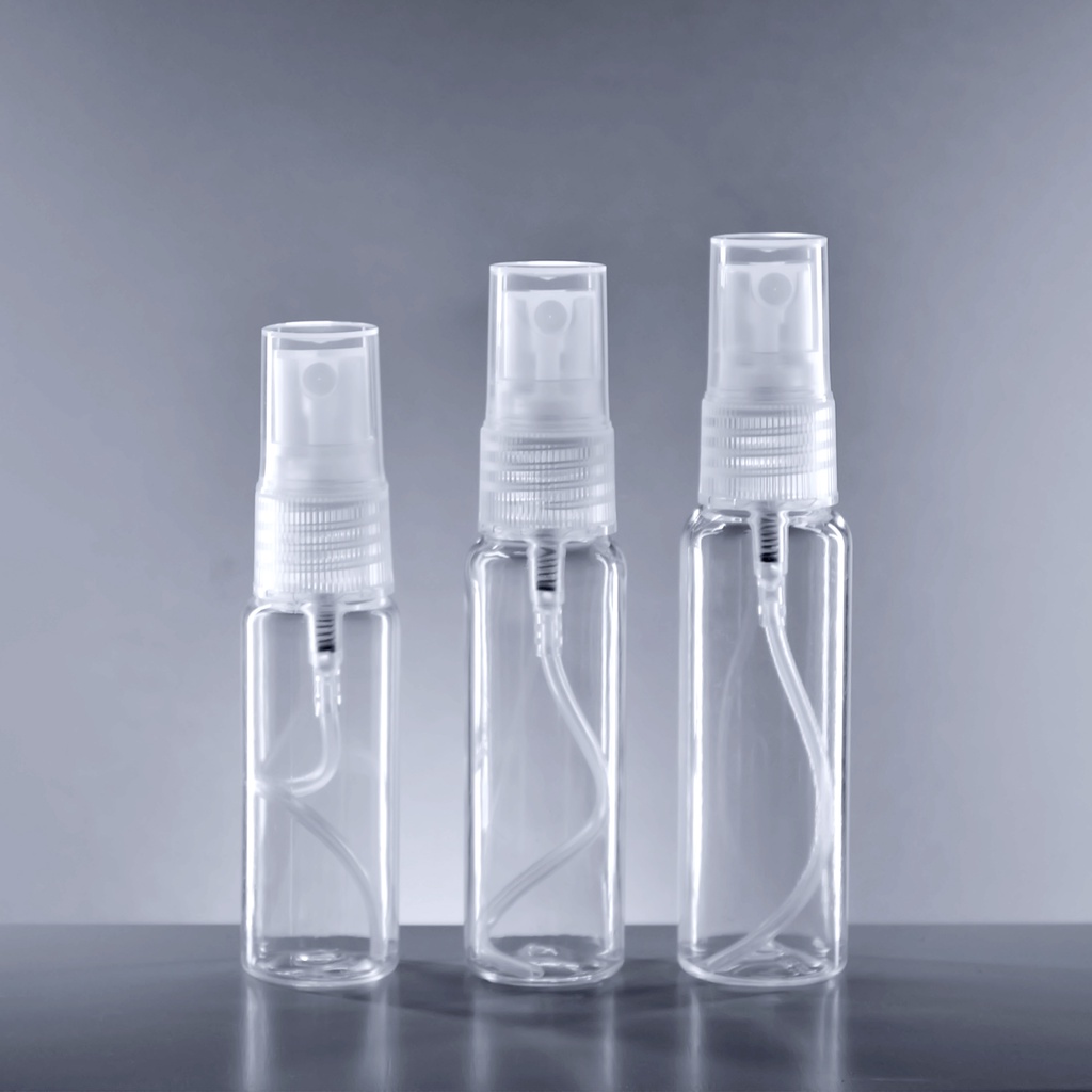 Botol Plastik PET 27ml BR Putih Tutup Spray